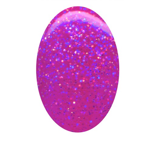 014: XO Designed powder Gel / Purplish Red Glitter (P014) by www.nailsandbeautysupply.com