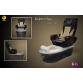 Dolphin Spa Pedicure Chair - 9137 Grey Basin 