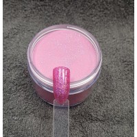 014: XO Designed powder Gel / Purplish Red Glitter 