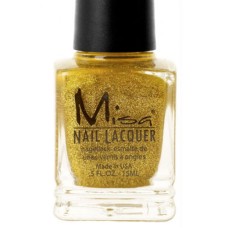 Misa Nail Polish/Disco Queen (gold glitter)