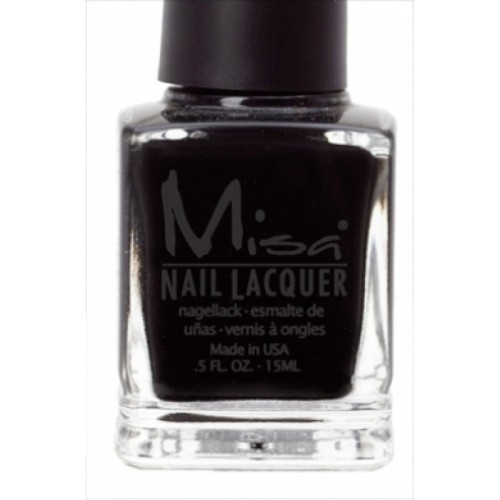 Misa Nail Polish/ Black Out (BL02) by www.nailsandbeautysupply.com