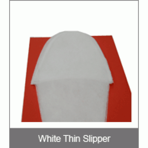 Pedi Slippers White - (25 pairs) (Pedi Slippers White) by www.nailsandbeautysupply.com